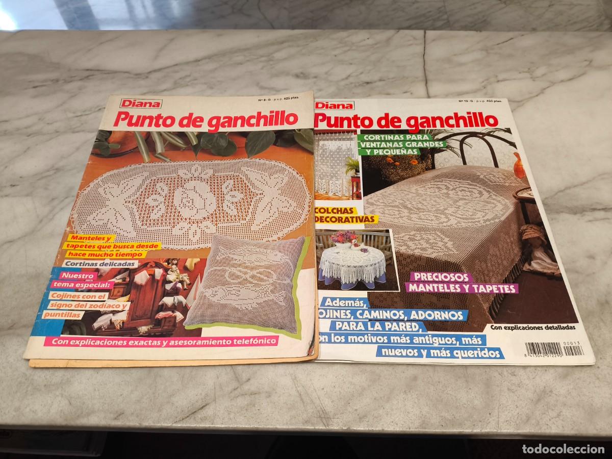 Coleccionismo de Revistas y Peri&oacute;dicos: Revista Diana punto de ganchillo n&uacute;mero 8 y 13