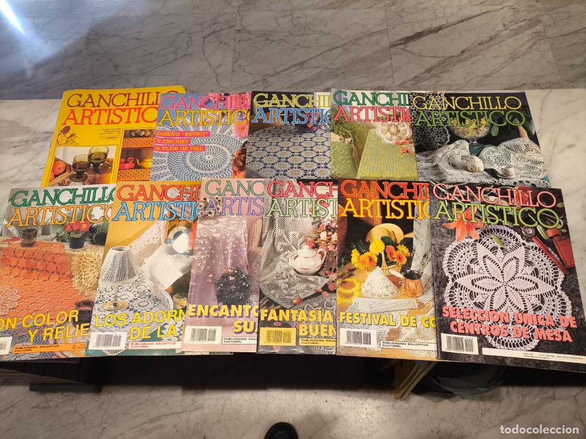 Coleccionismo de Revistas y Peri&oacute;dicos: Revista ganchillo art&iacute;stico n&uacute;mero 65 150 184 186 187 189 191 194 200 213 223
