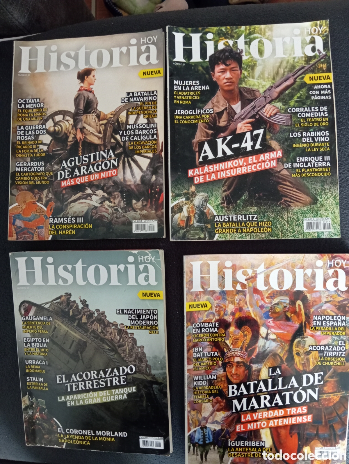 Coleccionismo de Revistas y Peri&oacute;dicos: Hoy Historia.4&euro; total,4 revistas