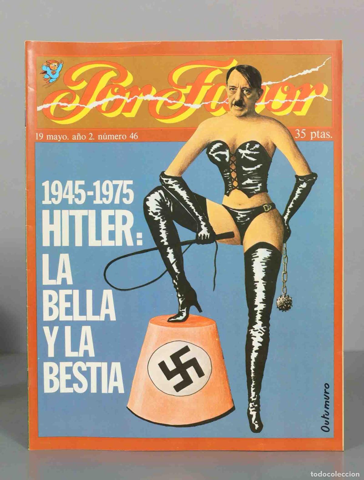 Coleccionismo de Revistas y Peri&oacute;dicos: POR FAVOR. 1945-1975 HITLER: LA BELLA Y LA BESTIA. 19 mayo. a&ntilde;o 2. n&uacute;mero 46