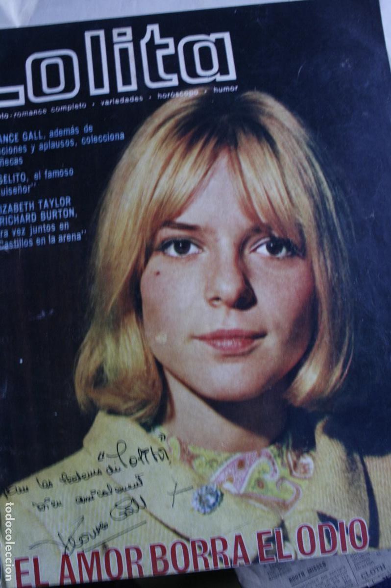 Coleccionismo de Revistas y Peri&oacute;dicos: REVISTA FOTONOVELA LOLITA FRANCE GALL JOSELITO 1965