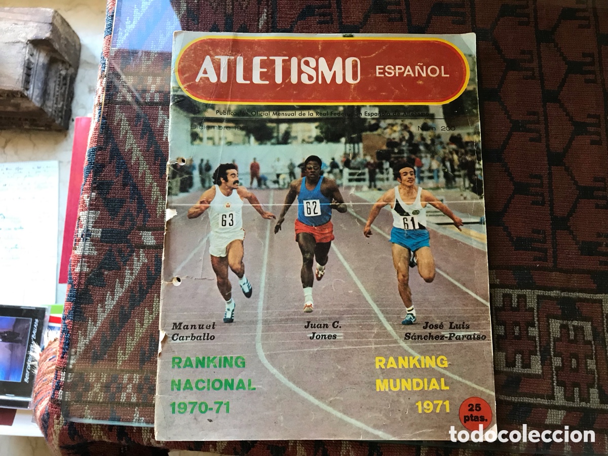 Coleccionismo de Revistas y Peri&oacute;dicos: Revista Atletismo espa&ntilde;ol. Diciembre 1971.