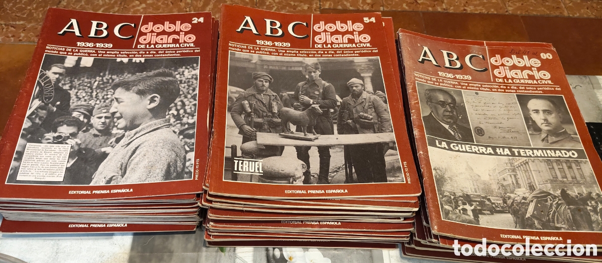 Coleccionismo de Revistas y Peri&oacute;dicos: ABC DOBLE DIARIO DE LA GUERRA CIVIL ESPA&Ntilde;OLA