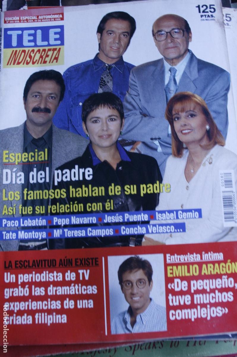 Collection Magazines and Newspapers: TELE INDISCRETA 1996 EMILIO ARAGON GOYO GONZALEZ EL VAQUILLA