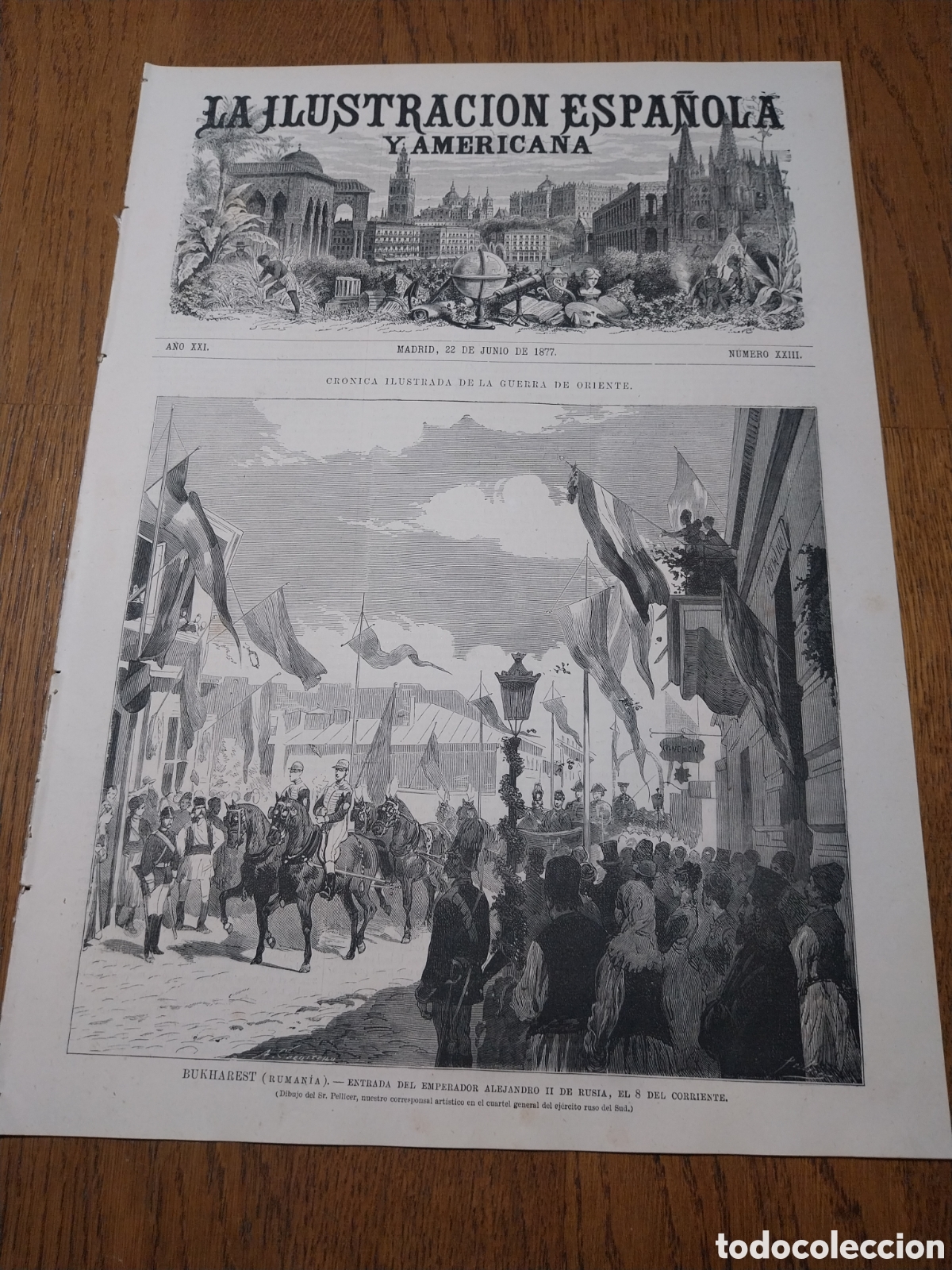 Coleccionismo de Revistas y Peri&oacute;dicos: REVISTA 1877 EXPOSICI&Oacute;N ACADEMIA LIBRE SEVILLA