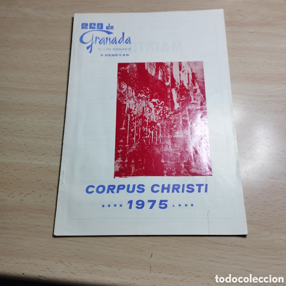 Coleccionismo de Revistas y Peri&oacute;dicos: Revista Trimestral. Eco de Granada. Corpus Christi. 1975. &Eacute;poca 2&ordf; N&ordm;93.