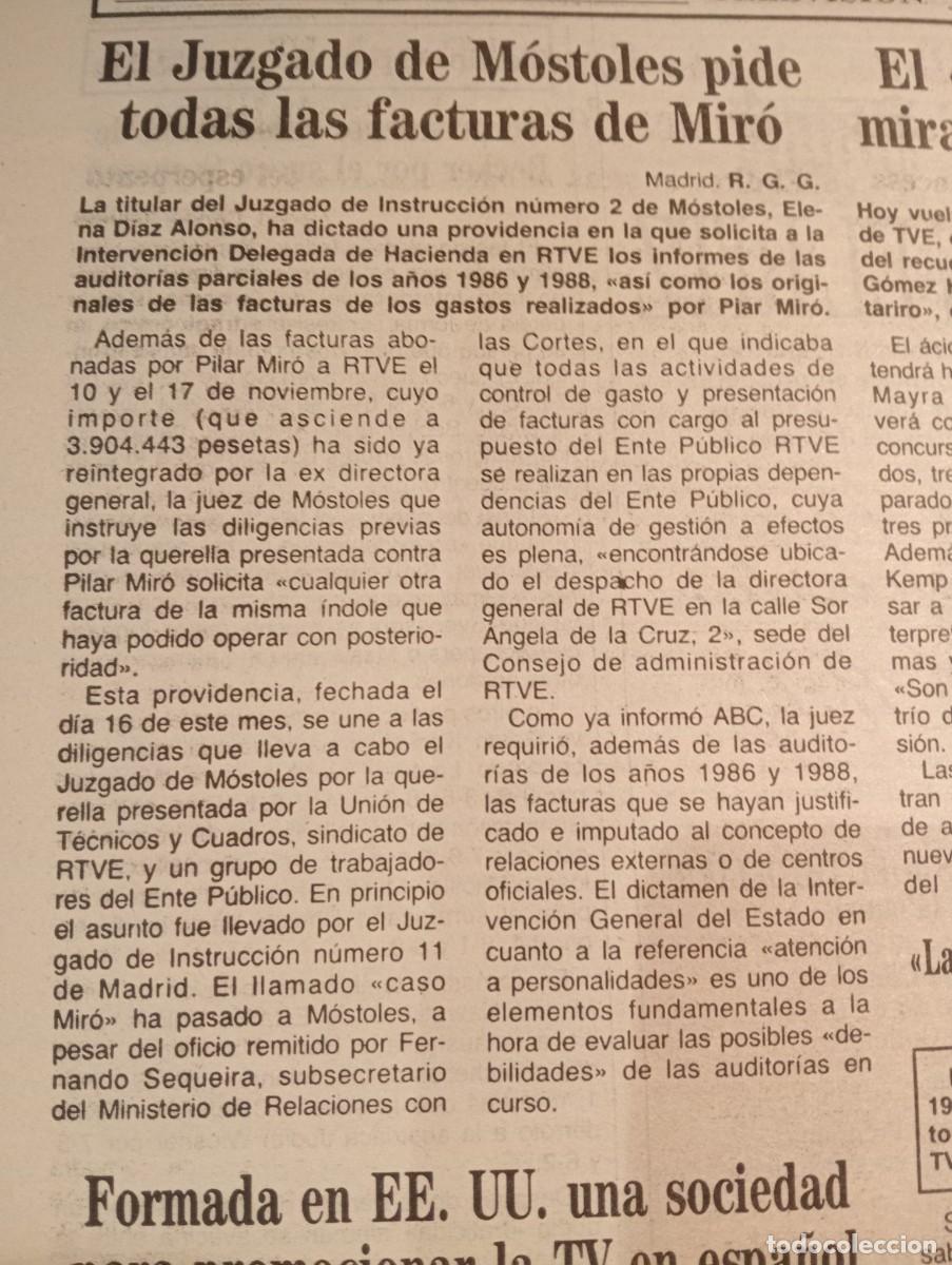 Collectionnisme de Revues et Journaux: REVISTA 1989 MUERTE DE SALVADOR DALI ANTOLOGIA PARQUE NACIONAL DE CABRERA MOSTOLES JOAN MIRO TRINCA