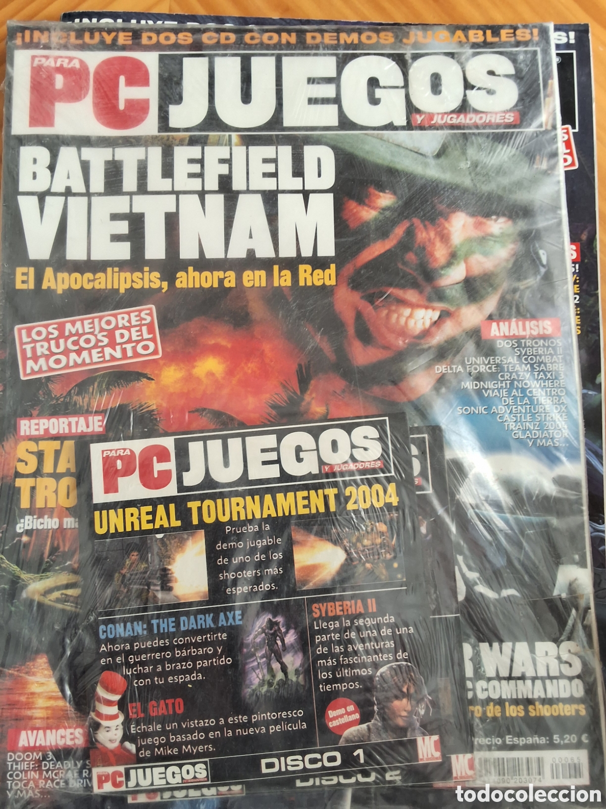 Collection Magazines and Newspapers: Pc juegos y jugadores revista n&uacute;mero 65 a&ntilde;o 2004/3 incluye CDs