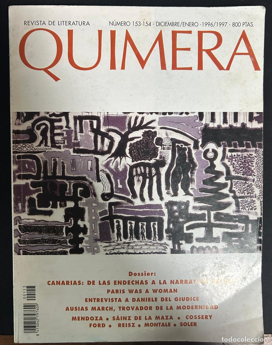 Coleccionismo de Revistas y Peri&oacute;dicos: REVISTA DE LITERATURA QUIMERA - N&ordm;153-154 - DICIEMBRE/ENERO - 1996/1997 - DOSSIER LITERATURA CANARIA