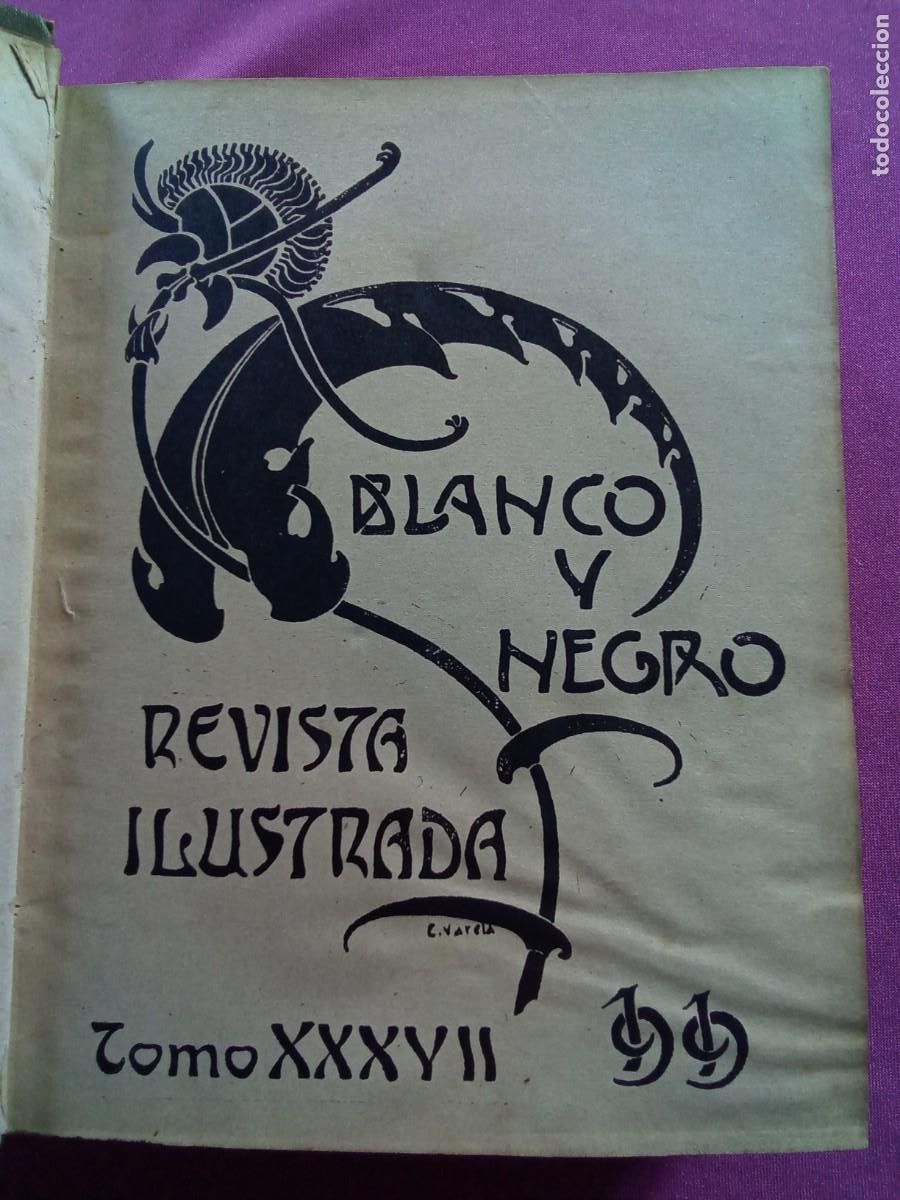 Coleccionismo de Revistas y Peri&oacute;dicos: BLANCO Y NEGRO.REVISTA ILUSTRADA.ENERO 1919-ABRIL 1919.TOMO XXXVII. LV5 5