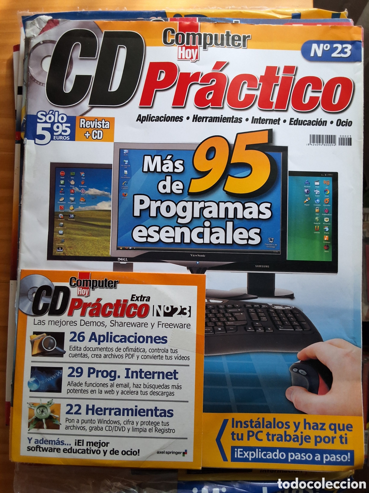 Coleccionismo de Revistas y Peri&oacute;dicos: Cd practico computer hoy revista n&uacute;mero 23 incluye CD