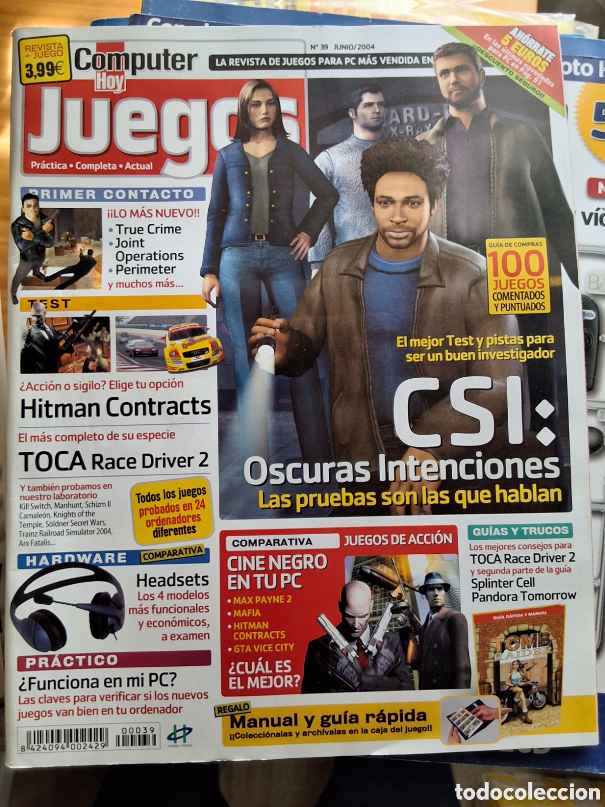 Coleccionismo de Revistas y Peri&oacute;dicos: Juegos computer hoy revista n&uacute;mero 39 a&ntilde;o 2004/6 incluye gu&iacute;a