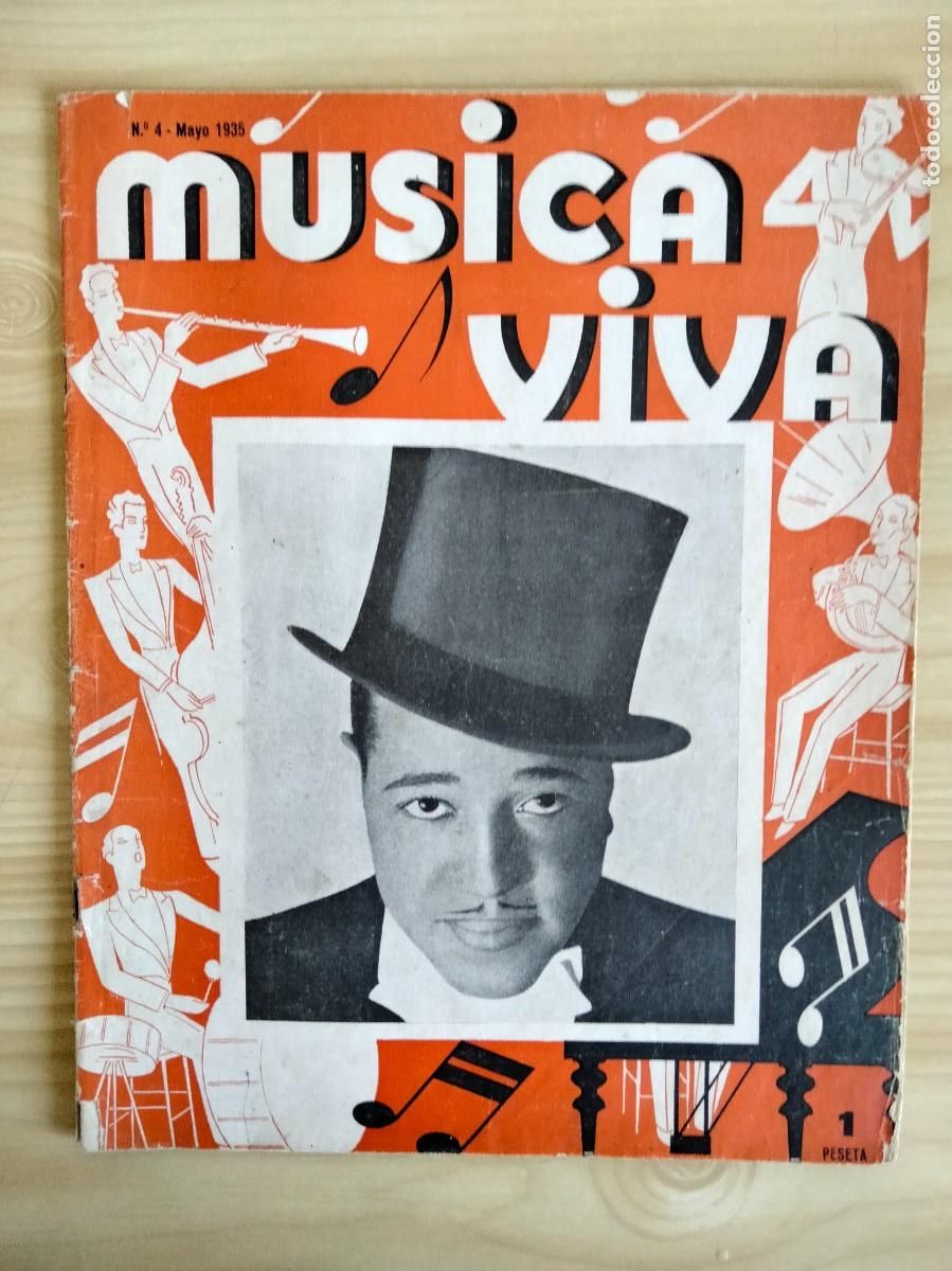 Coleccionismo de Revistas y Peri&oacute;dicos: ANTIGUA REVISTA &rdquo;M&Uacute;SICA VIVA&rdquo; N&Uacute;M.4 DE 1935