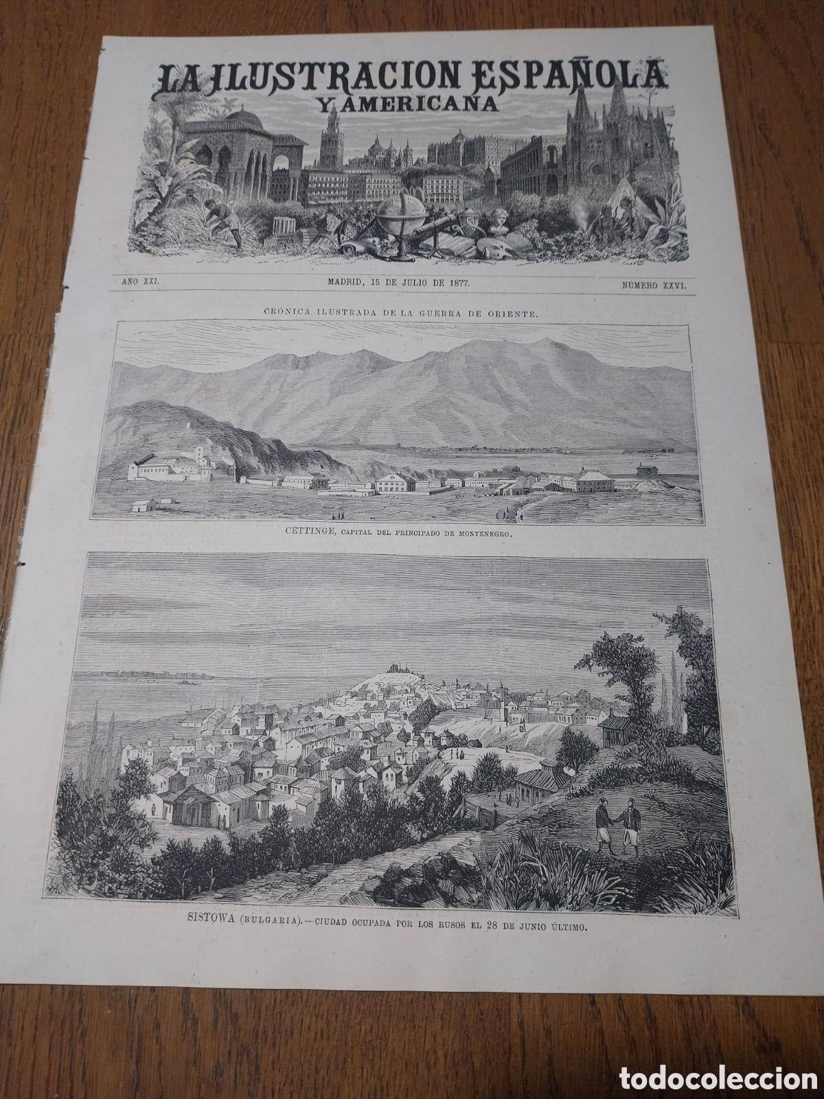 Coleccionismo de Revistas y Peri&oacute;dicos: REVISTA 1877 LA PAZ BOLIVIA.IQUIQUE PERU