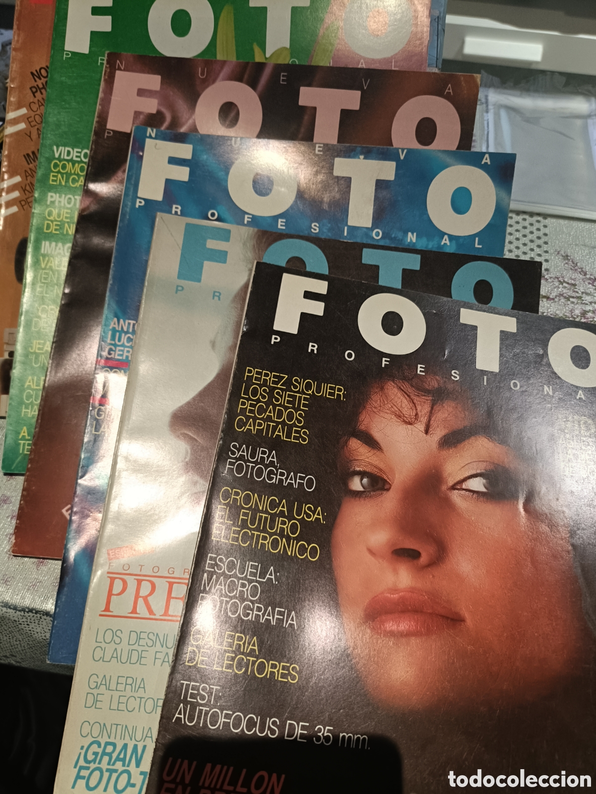 Coleccionismo de Revistas y Peri&oacute;dicos: Lote de seis revistas Foto Profesional N&uacute;meros: 12, 13, 19, 20, 22 y 24