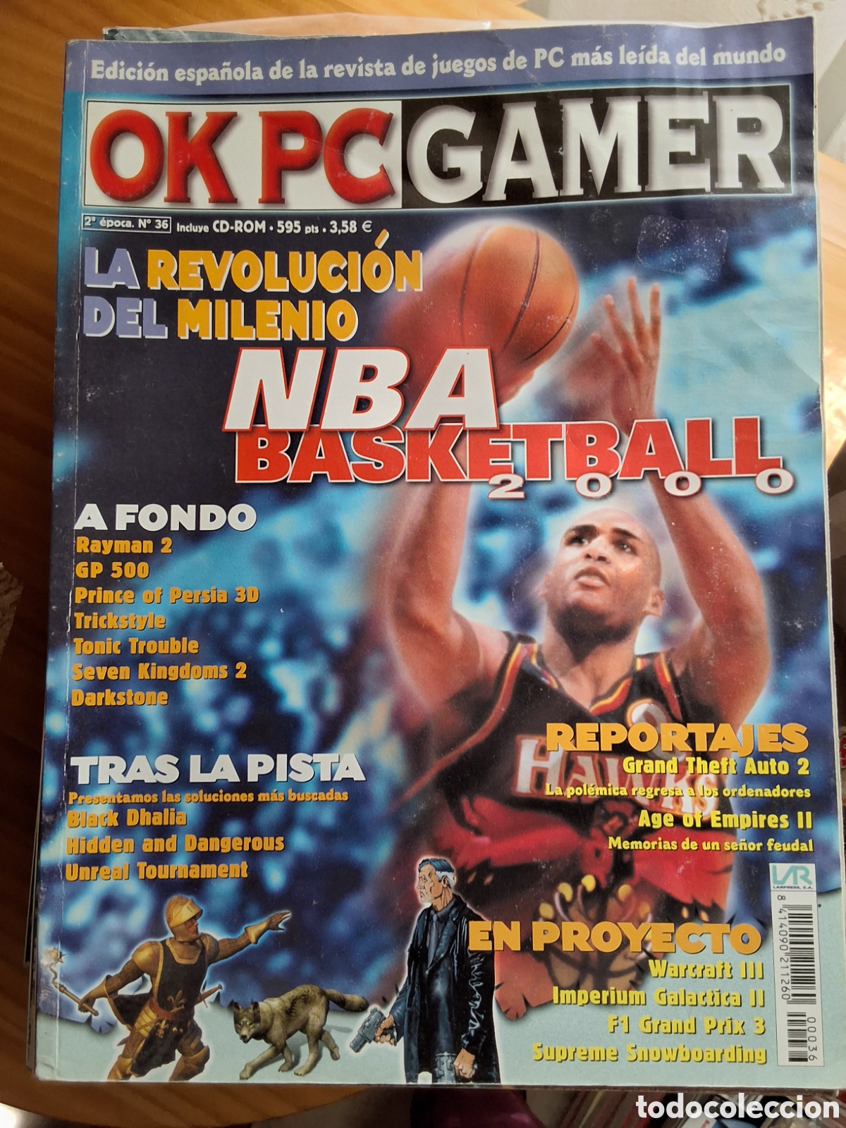 Coleccionismo de Revistas y Peri&oacute;dicos: Ok pc gamer revista juegos n&uacute;mero 36 a&ntilde;o 2000/1