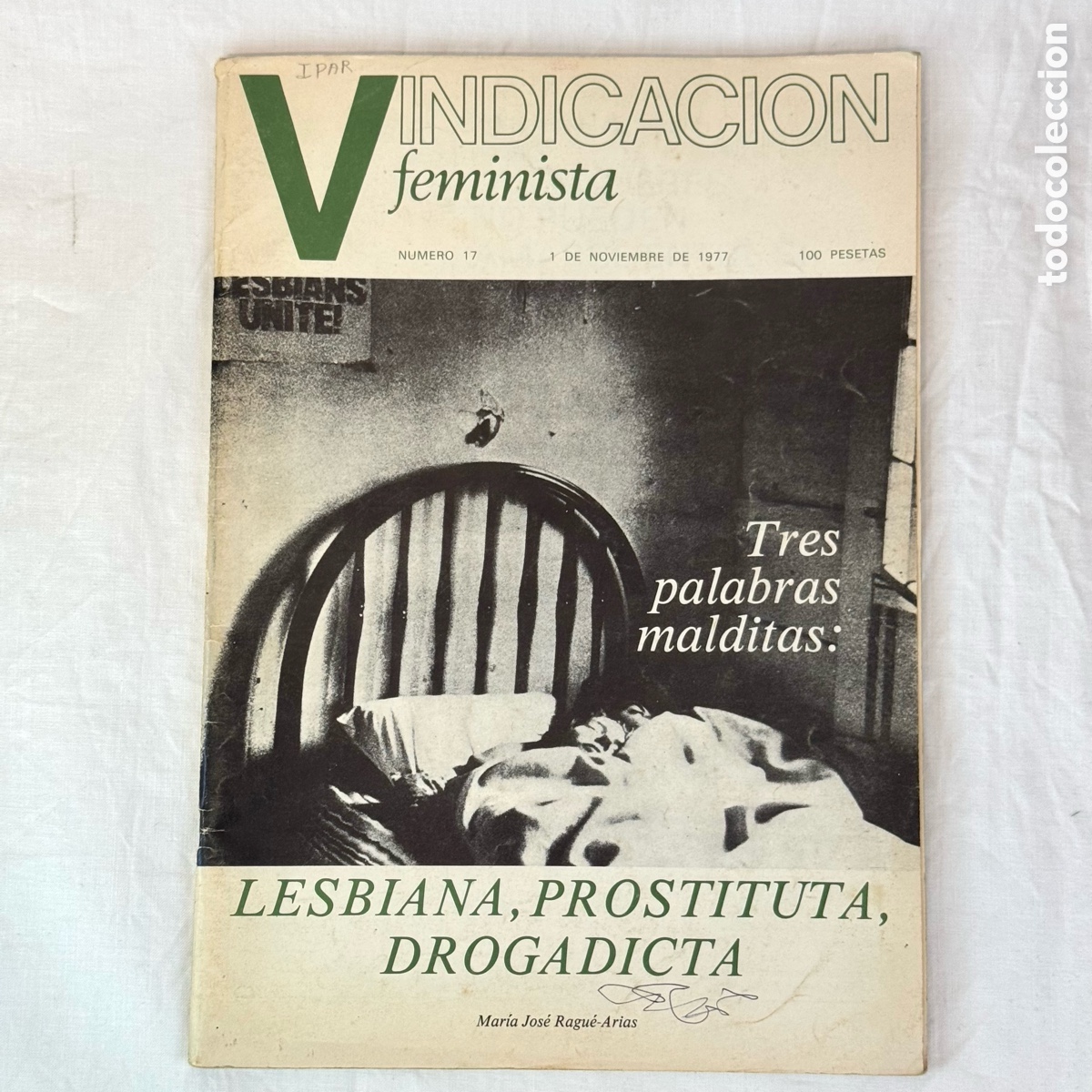 Collezionismo di Riviste e Giornali: REVISTA VINDICACION FEMINISTA NUM 17 3 NOVIEMBRE 1977 MOVIMIENTO LIBERACION MUJER FEMINISMO