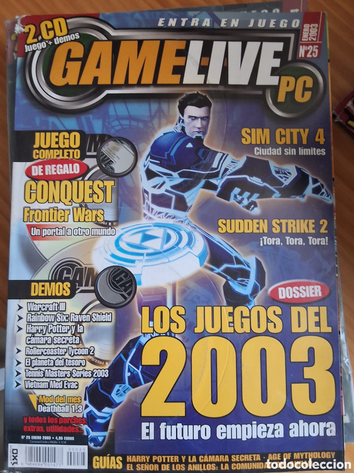 Collection Magazines and Newspapers: Game live revista juegos pc n&uacute;mero 25 a&ntilde;o 2003/1 incluye CDs