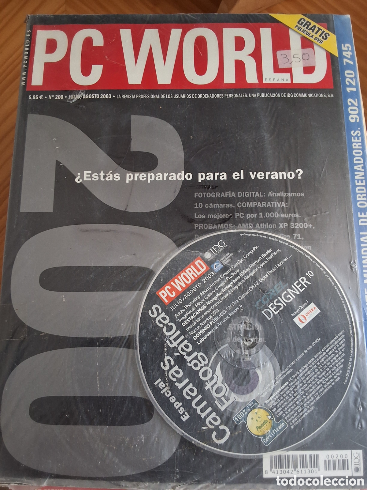 Collection Magazines and Newspapers: Pc world revista inform&aacute;tica n&uacute;mero 200 a&ntilde;o 2003/7-8 incluye CD