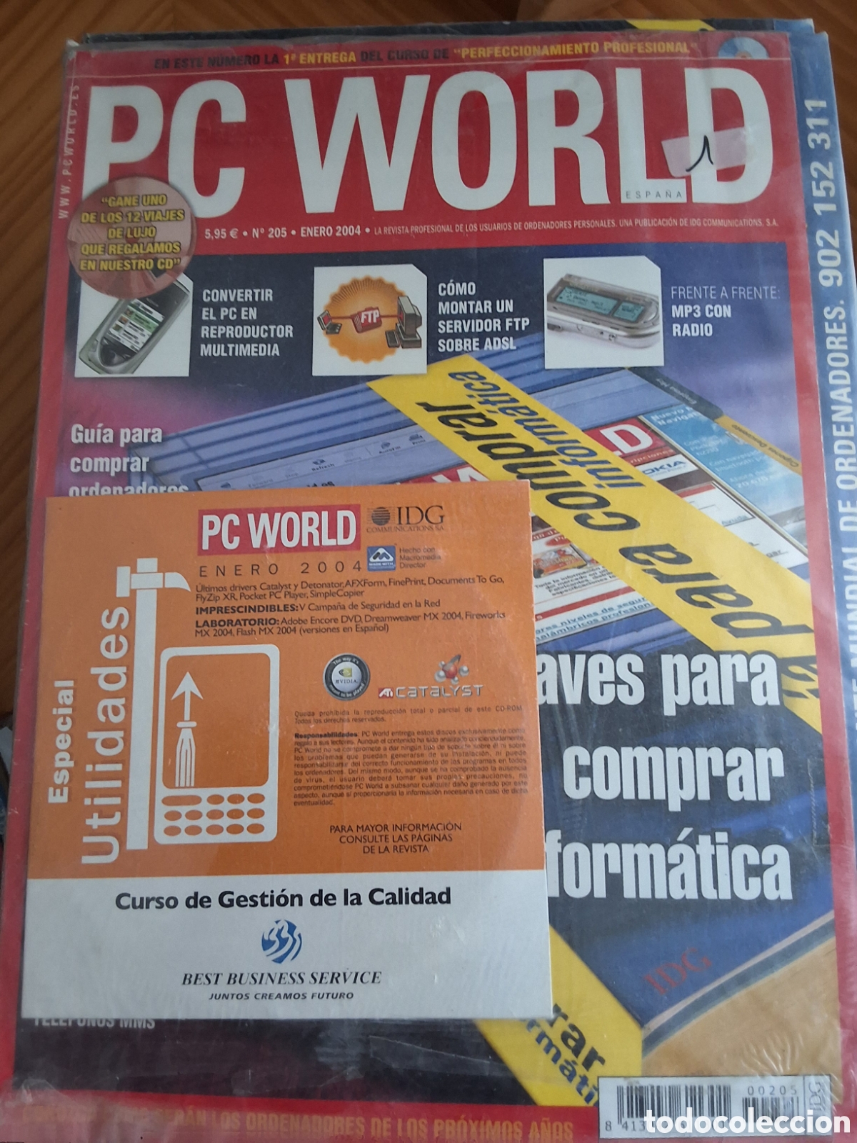 Collection Magazines and Newspapers: Pc world revista inform&aacute;tica n&uacute;mero 205 a&ntilde;o 2004/1 incluye CD