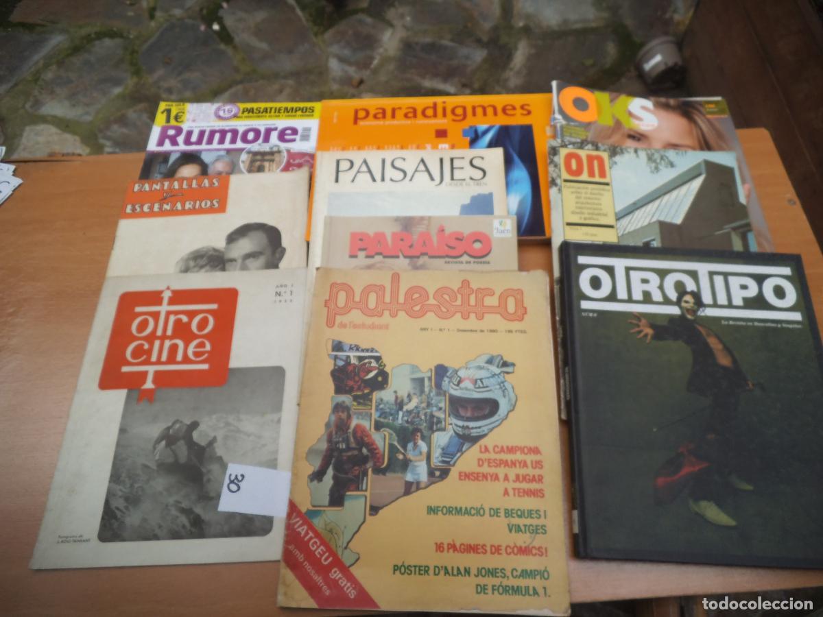 Collection Magazines and Newspapers: lote de 10 revistas, n&ordm; 1 y 0 n&ordm; 30, otro tipo, on, oks salud, paradignes, paraiso,paisaje desdetren