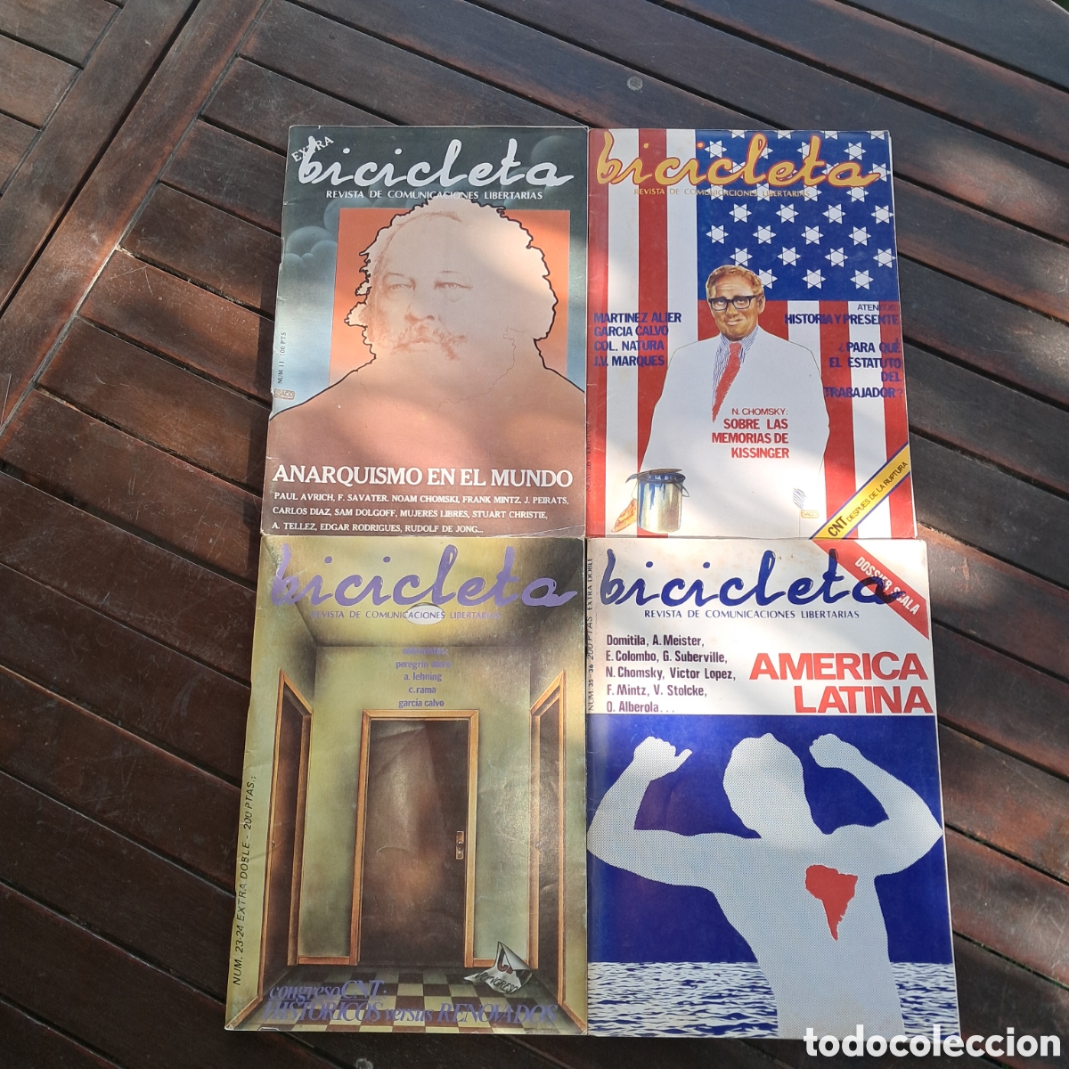 Coleccionismo de Revistas y Peri&oacute;dicos: BICLICLETA. REVISTA DE COMUNICACIONES LIBERTARIAS N&ordm; 11, 26, 23-24 35-36