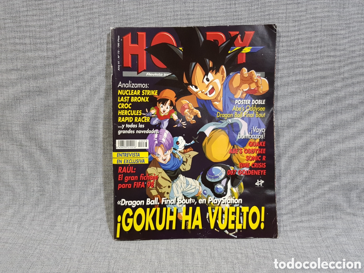 Coleccionismo de Revistas y Peri&oacute;dicos: HOBBY CONSOLAS N⁰ 73 OCTUBRE 1997 PORTADA DRAGON BALL (CON P&Oacute;STER SON SEPARAR DE LA GRAPA)