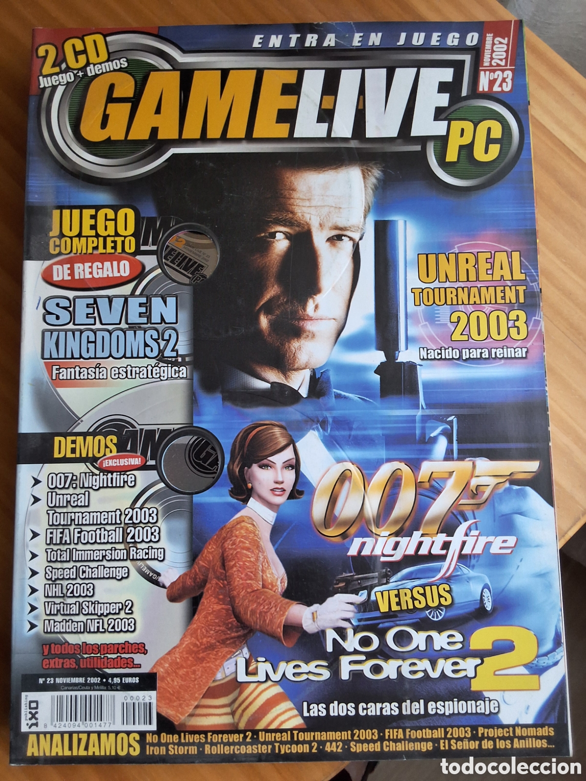 Coleccionismo de Revistas y Peri&oacute;dicos: Game live revista juegos pc n&uacute;mero 23 a&ntilde;o 2002/11 incluye CDs