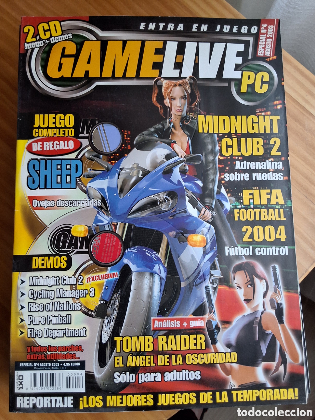 Coleccionismo de Revistas y Peri&oacute;dicos: Game live revista juegos pc n&uacute;mero especial 4 a&ntilde;o 2003/8 incluye CDs