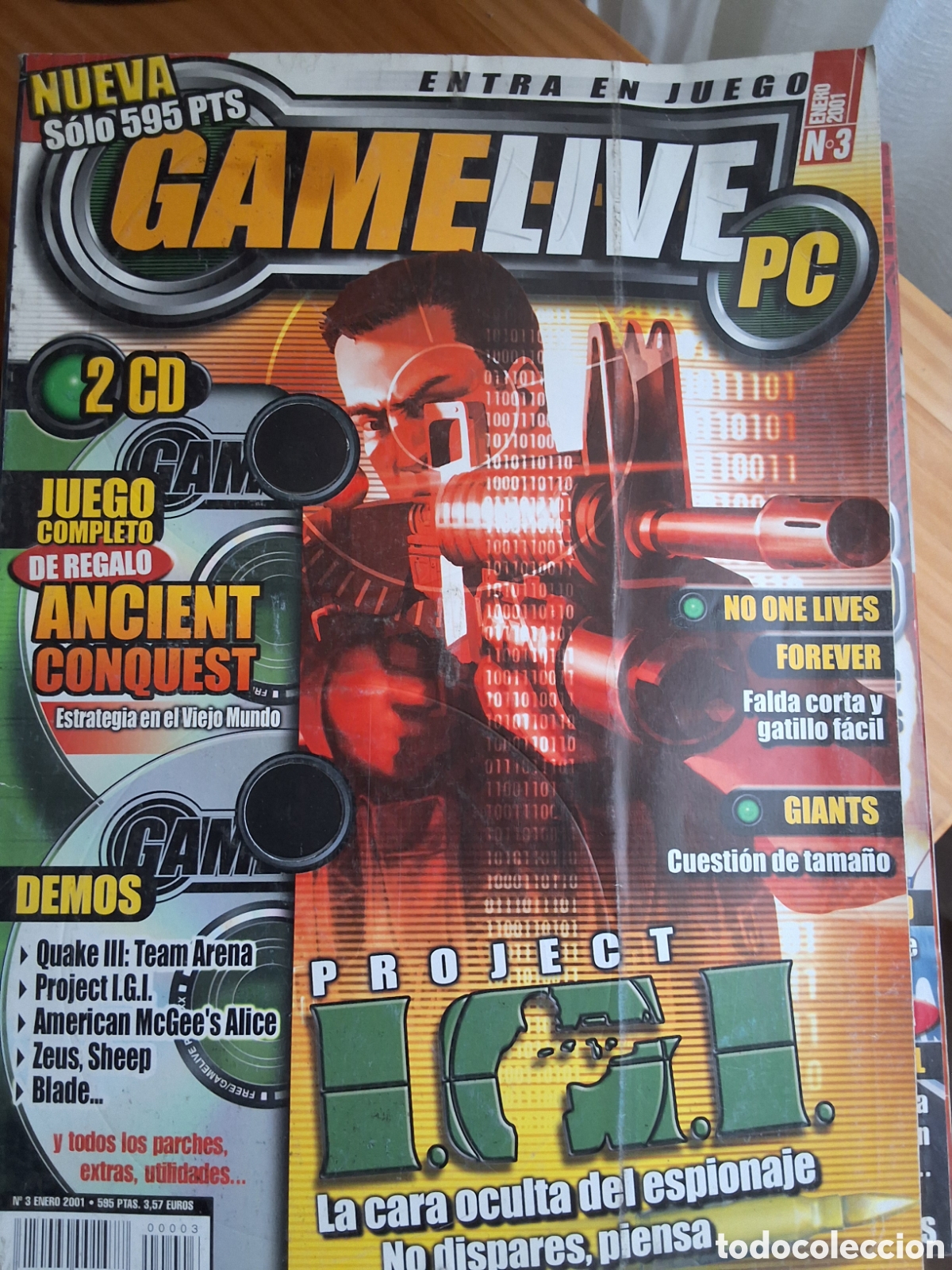 Coleccionismo de Revistas y Peri&oacute;dicos: Game live revista juegos pc n&uacute;mero 3 a&ntilde;o 2001/1