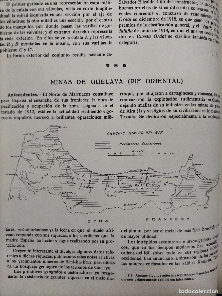 Colecionismo de Revistas e Jornais: MINAS DE GUELAYA RIF ORIENTAL COMPA&Ntilde;IA ESPA&Ntilde;OLA MINAS COMPA&Ntilde;IA SETOLAZAR REVISTA A&Ntilde;O 1920