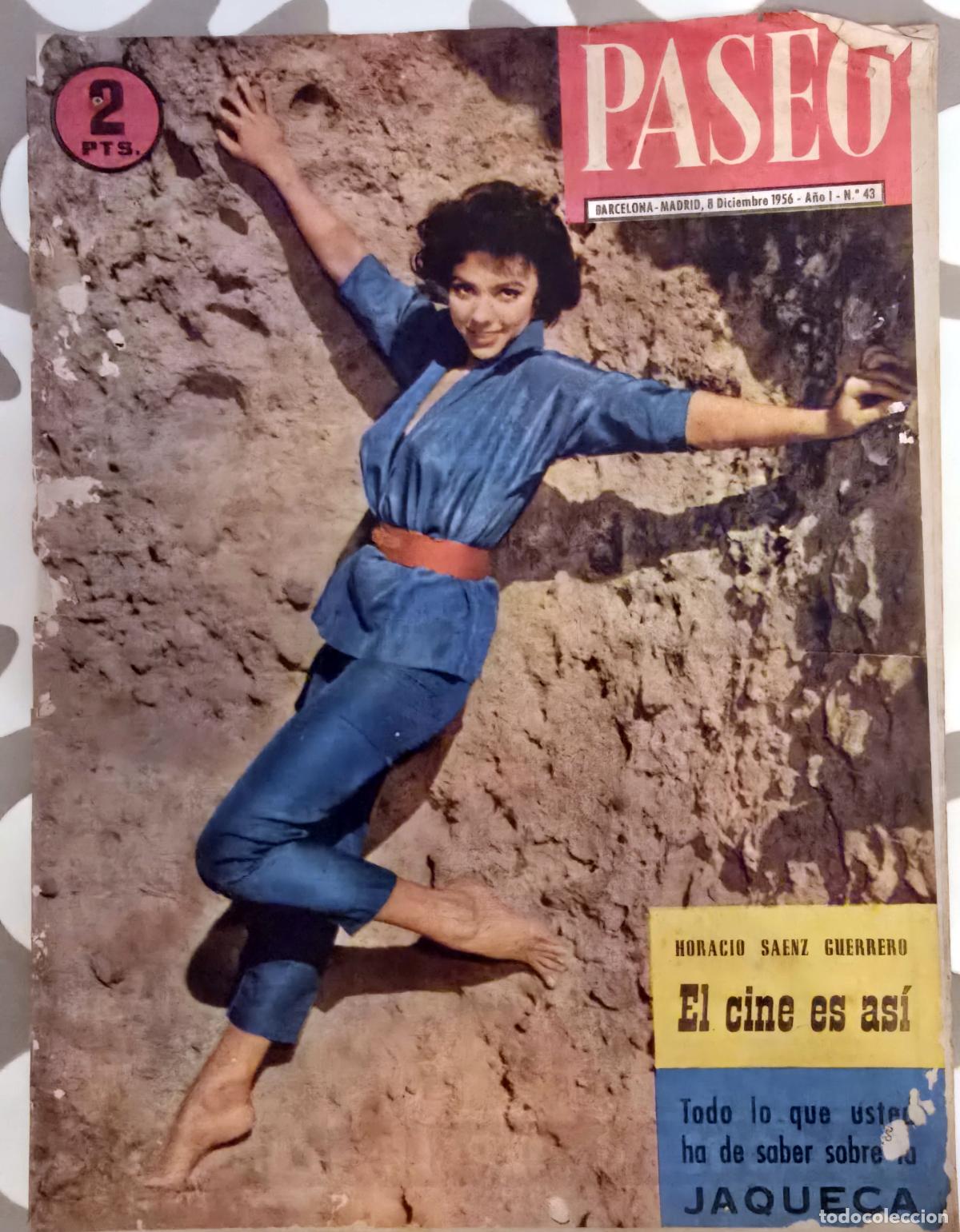 Coleccionismo de Revistas y Peri&oacute;dicos: REVISTA PASEO 1956 - RITA MORENO - GRACE KELLY - DIANA DORS - SOPHIA LOREN -