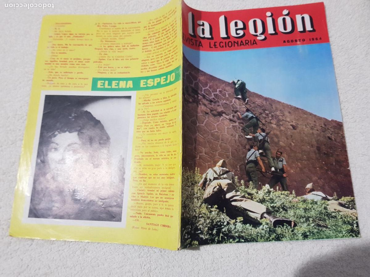 Coleccionismo de Revistas y Peri&oacute;dicos: LA LEGION REVISTA LEGIONARIA AGOSTO 1964