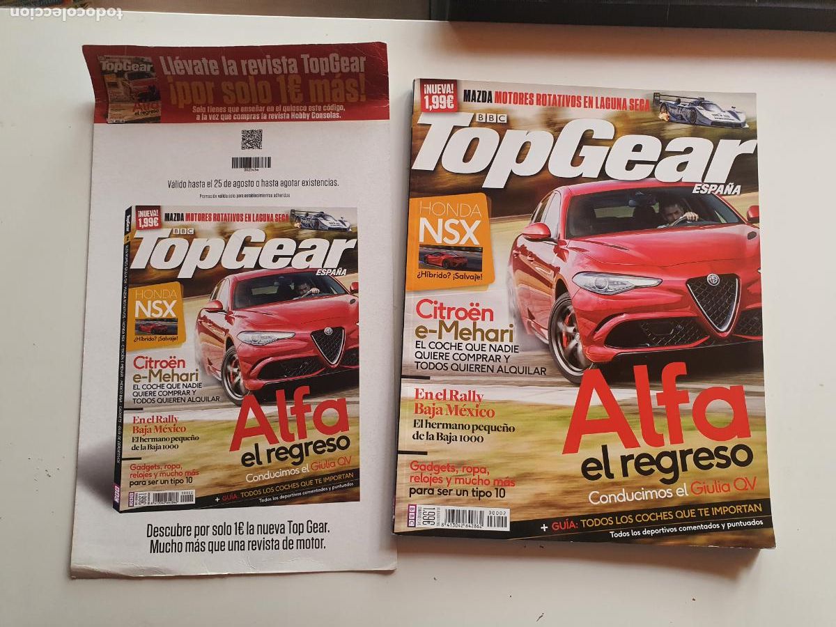 Collezionismo di Riviste e Giornali: REVISTA TOP GEAR TOPGEAR COCHES ESPA&Ntilde;A - N&ordm; 2