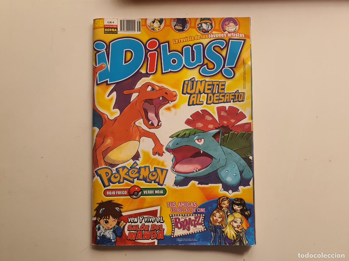 Coleccionismo de Revistas y Peri&oacute;dicos: REVISTA - DIBUS NORMA EDITORIAL - N&ordm; 56 POKEMON ROJO FUEGO VERDE HOJA A&Ntilde;O 2004