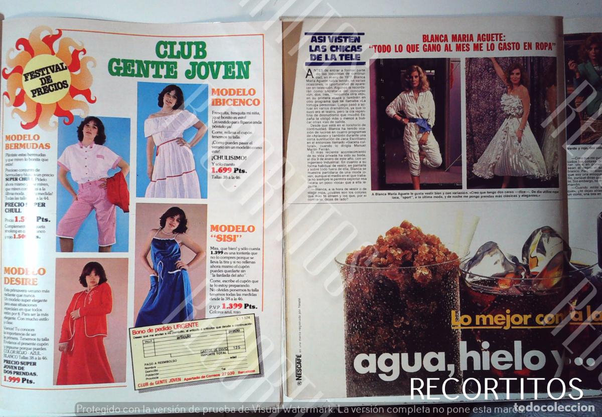 Collezionismo di Riviste e Giornali: CLUB GENTE JOVEN MODA