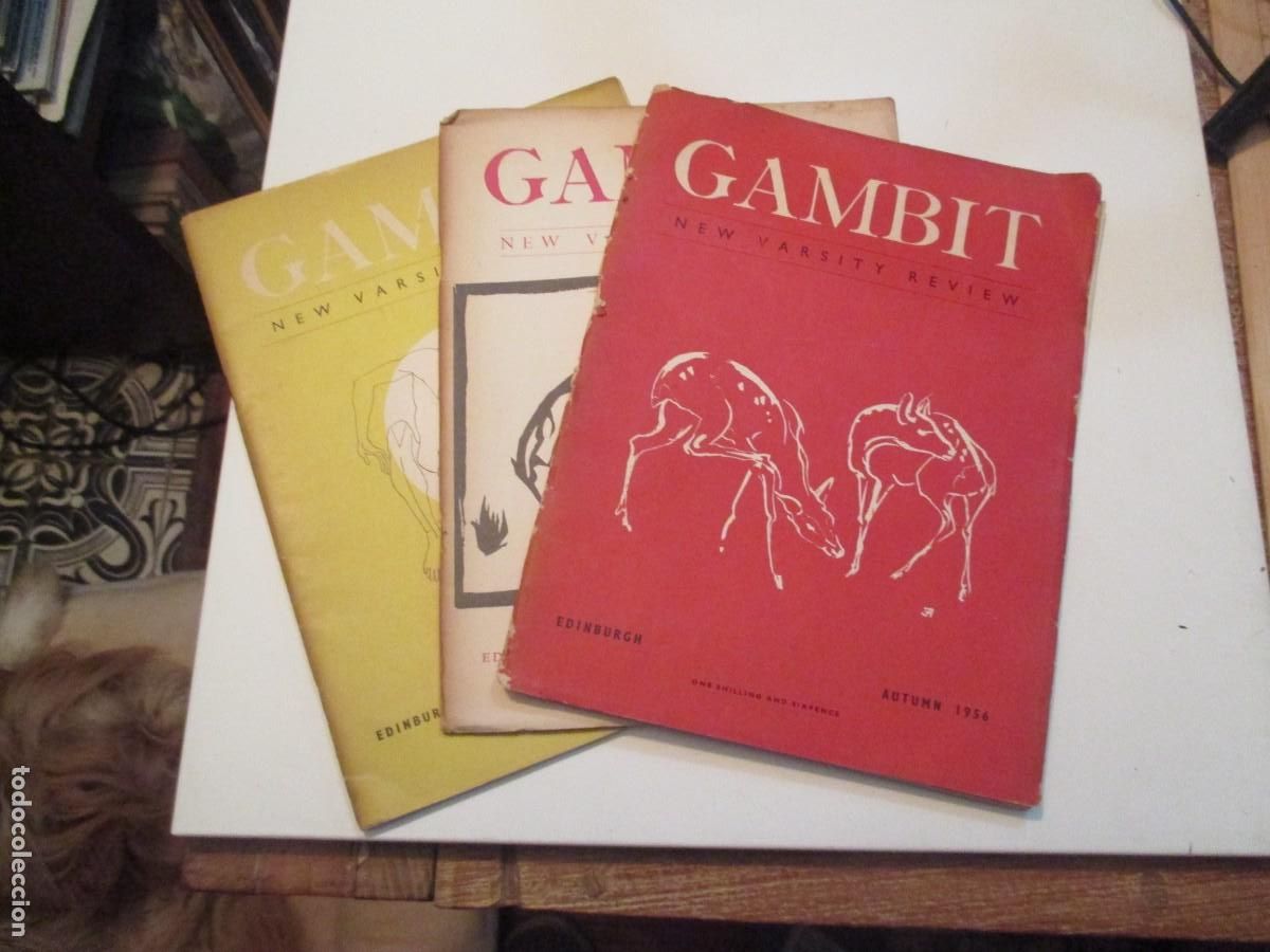 Coleccionismo de Revistas y Peri&oacute;dicos: GAMBIT New varsity review (ingl&eacute;s) (3 revistas) W38975