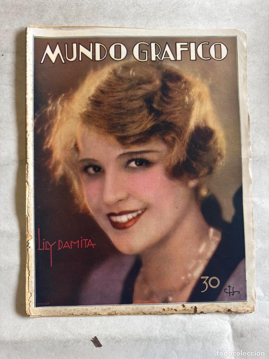 Coleccionismo de Revistas y Peri&oacute;dicos: Revista Mundo Grafico, A&ntilde;o 1929, Lily Damita, Presidente EEUU, Afganistan, Real Madrid