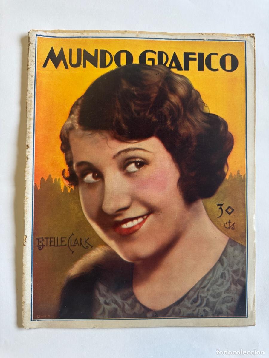 Coleccionismo de Revistas y Peri&oacute;dicos: Revista Mundo Grafico, A&ntilde;o 1929, Estelle Lark, Santa Sede e Italia, Deportes Nieve, Cardenal Vico