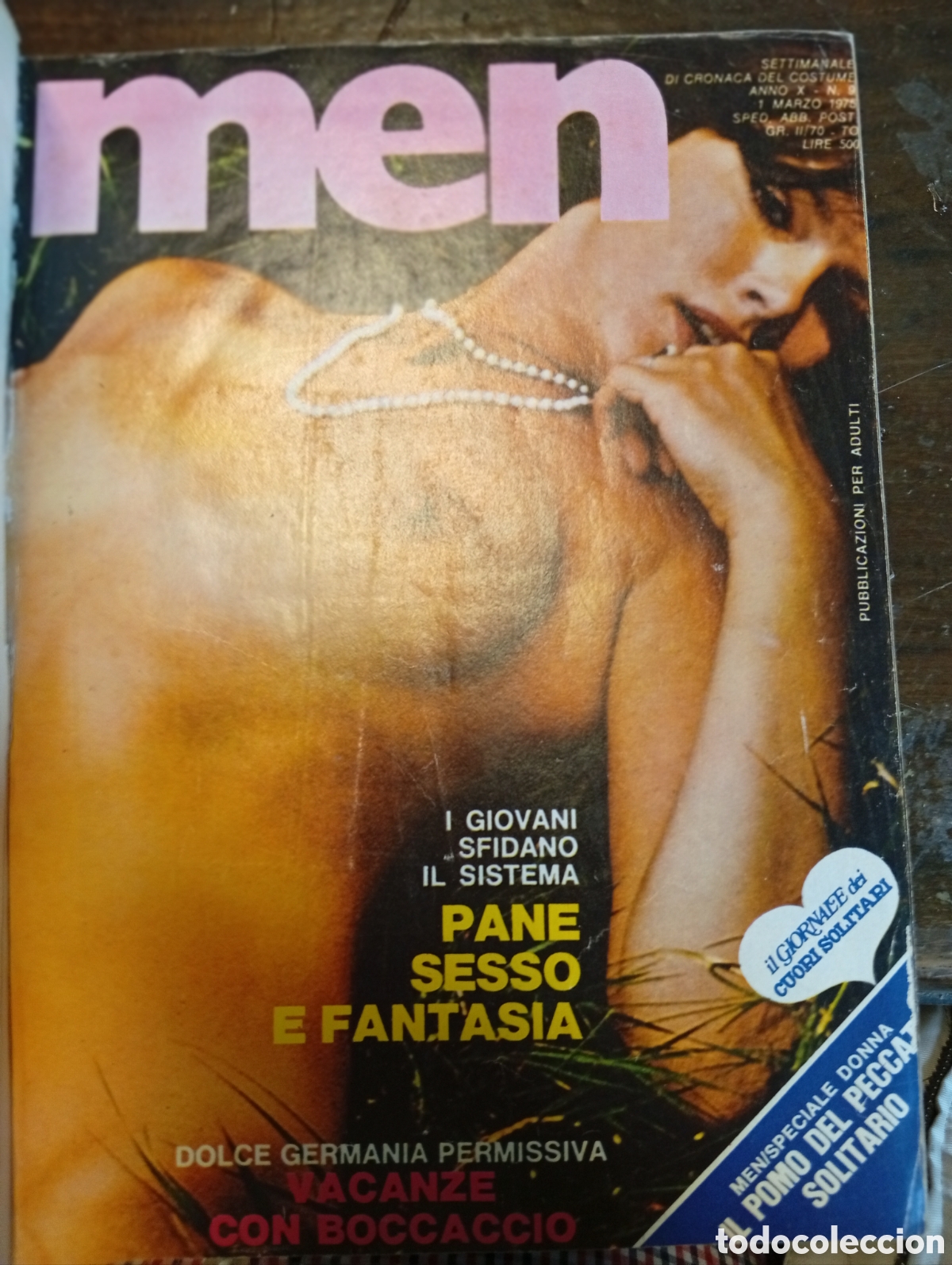 Coleccionismo de Revistas y Peri&oacute;dicos: Men revista er&oacute;tica tomo encuadernado