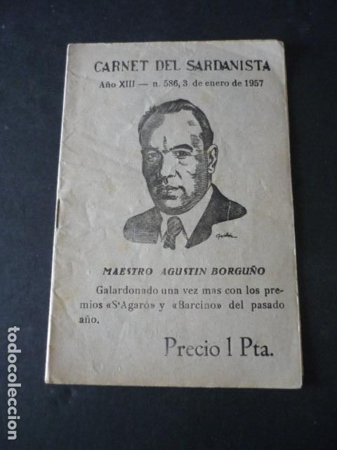 Coleccionismo de Revistas y Peri&oacute;dicos: BARCELONA CARNET DEL SARDANISTA N&ordm; 586 1957