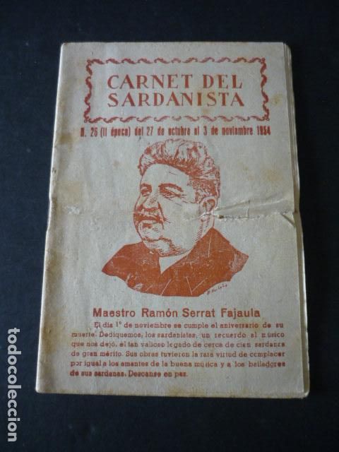 Collection Magazines and Newspapers: BARCELONA CARNET DEL SARDANISTA N&ordm; 26 1954