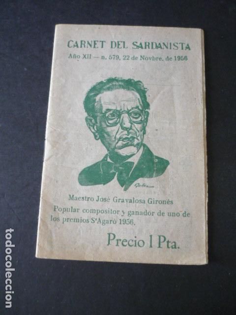 Collection Magazines and Newspapers: BARCELONA CARNET DEL SARDANISTA N&ordm; 579 1956