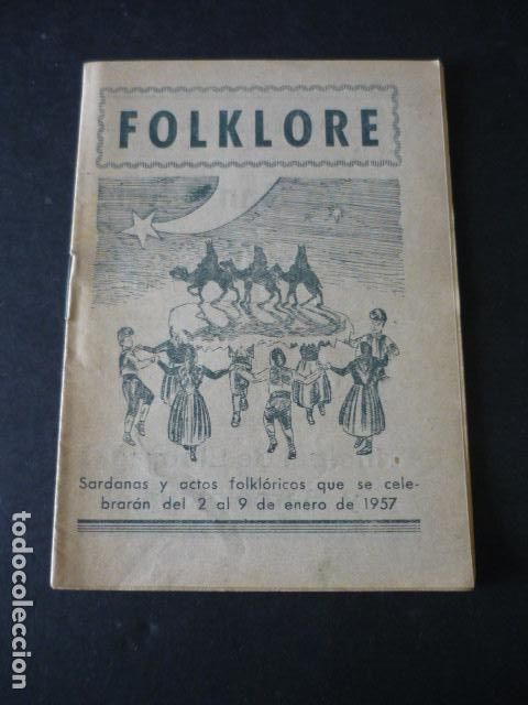 Collection Magazines and Newspapers: BARCELONA FOLKLORE REVISTA SARDANAS Y ACTOS FOLKLORICOS ENERO 1957