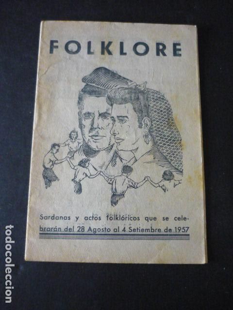 Collection Magazines and Newspapers: BARCELONA FOLKLORE REVISTA SARDANAS Y ACTOS FOLKLORICOS SEPTIEMBRE 1957