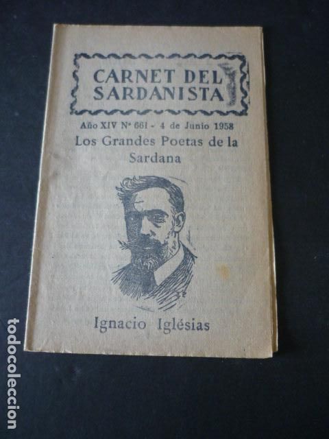 Collection Magazines and Newspapers: BARCELONA CARNET DEL SARDANISTA N&ordm; 661 1958