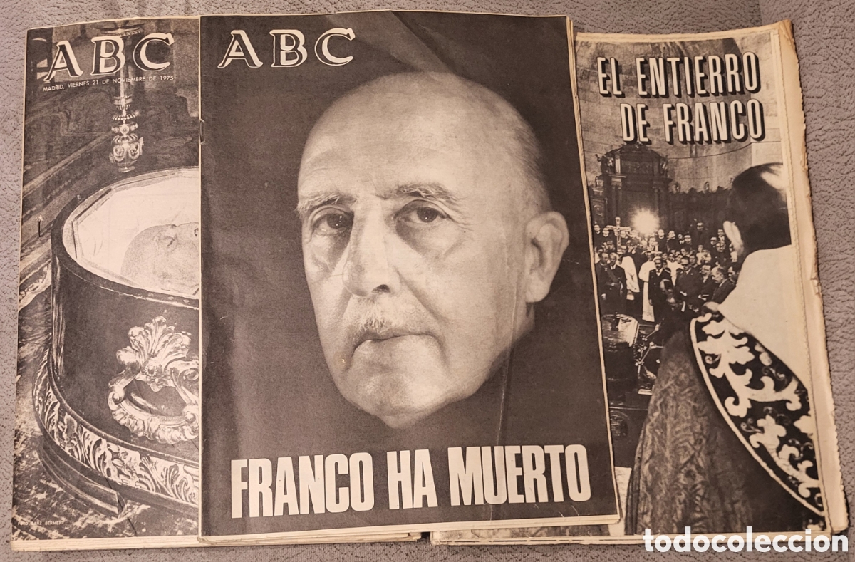 Collezionismo di Riviste e Giornali: ABC muerte y entierro de Franco
