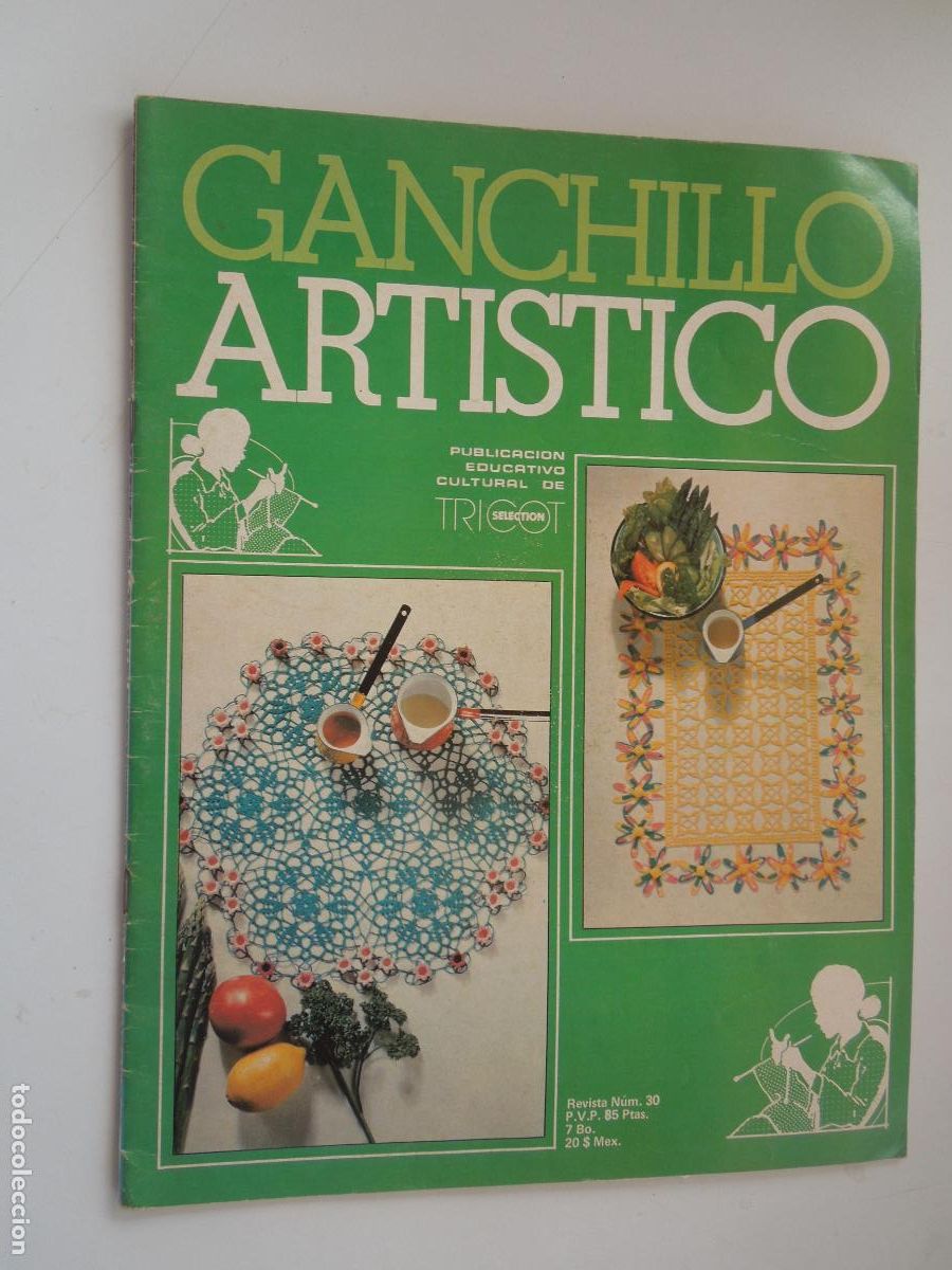 Coleccionismo de Revistas y Peri&oacute;dicos: GANCHILLO ARTISTICO REVISTA N&ordm; 30 GRUPO TRICOT