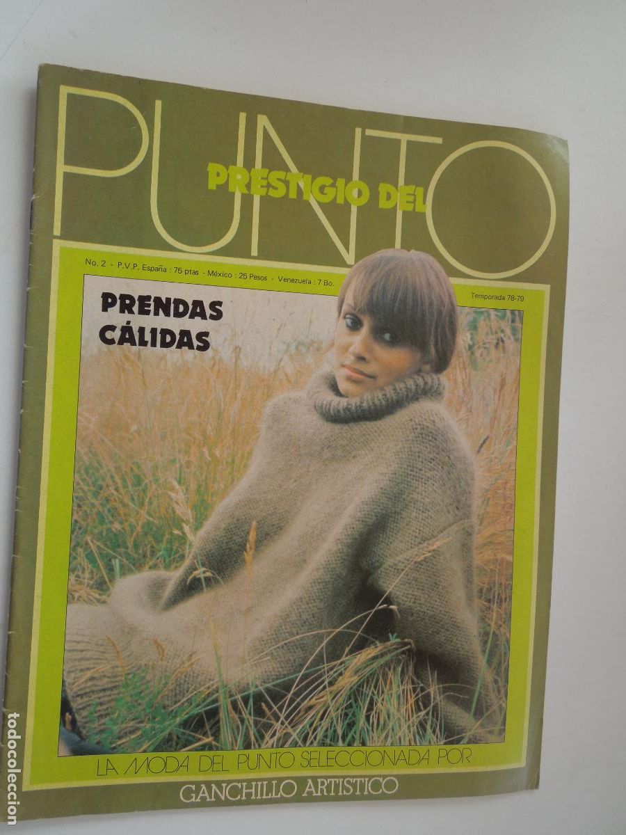 Collezionismo di Riviste e Giornali: PRESTIGIO DEL PUNTO REVISTA N&ordm; 2 TEMPORADA 78/79 - PRENDAS C&Aacute;LIDAS