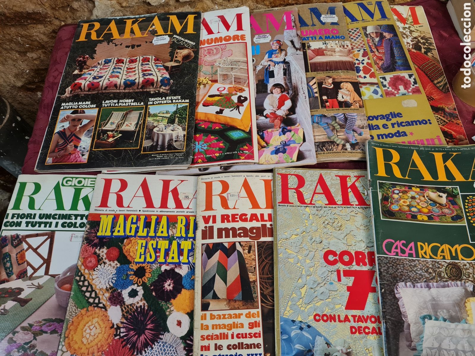 Collection Magazines and Newspapers: 25 revistas RAKAM y burda a&ntilde;os 70